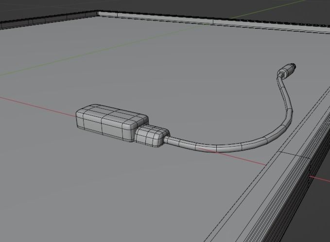 Solar panel - black frame 3D model_11