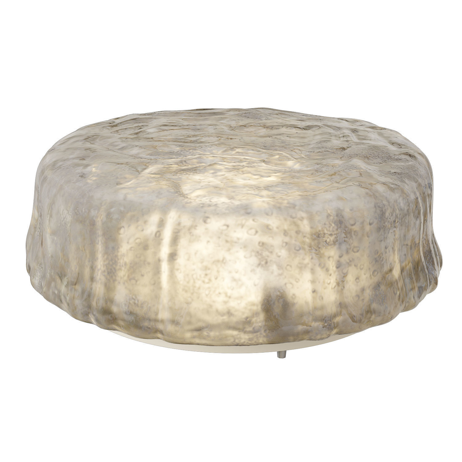 1stdibs Round Murano Glass Flush Mount by Limburg 3D model_2