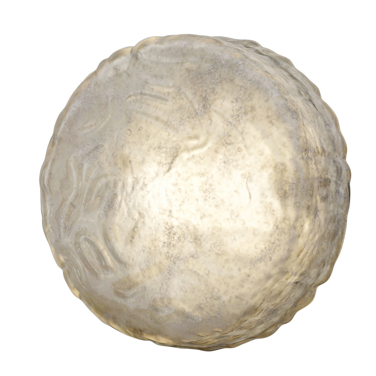 1stdibs Round Murano Glass Flush Mount by Limburg 3D model_1
