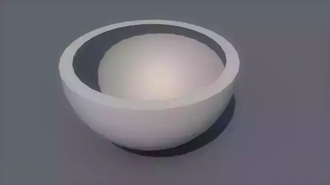 BOWL 3D MODEL egg