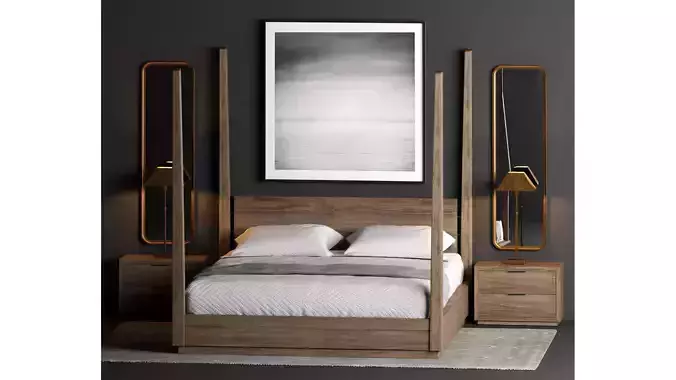 Restoration Hardware MACHINTO Bed
