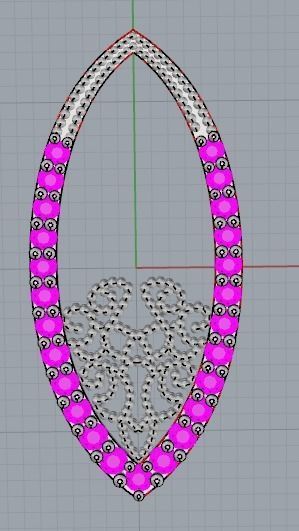 YD230 ornately shaped pen with handle 3D print model_2