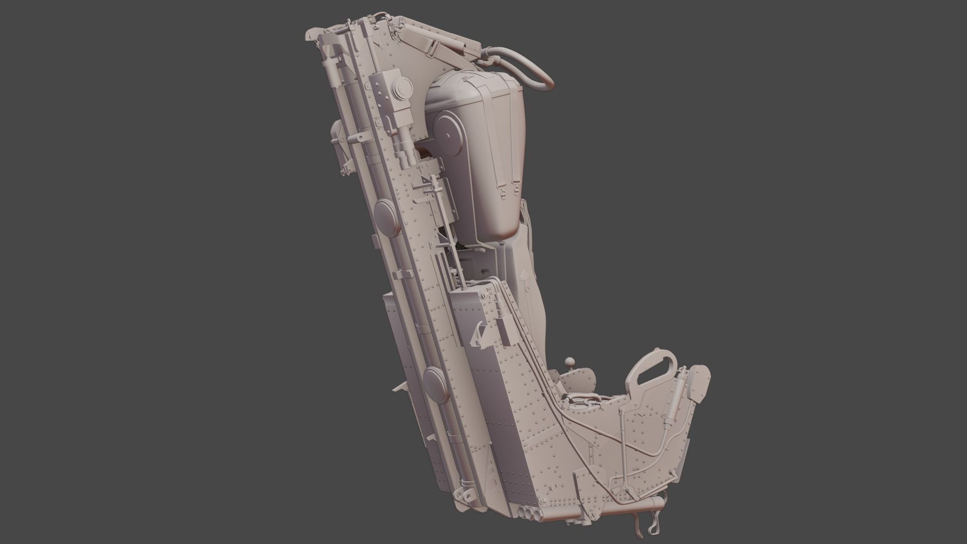 Martin Baker Mk7 Ejection Seat 3D model_10