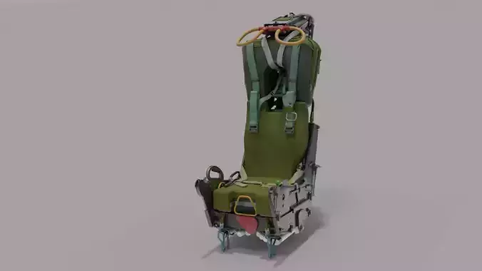 Martin Baker Mk7 Ejection Seat 3D model