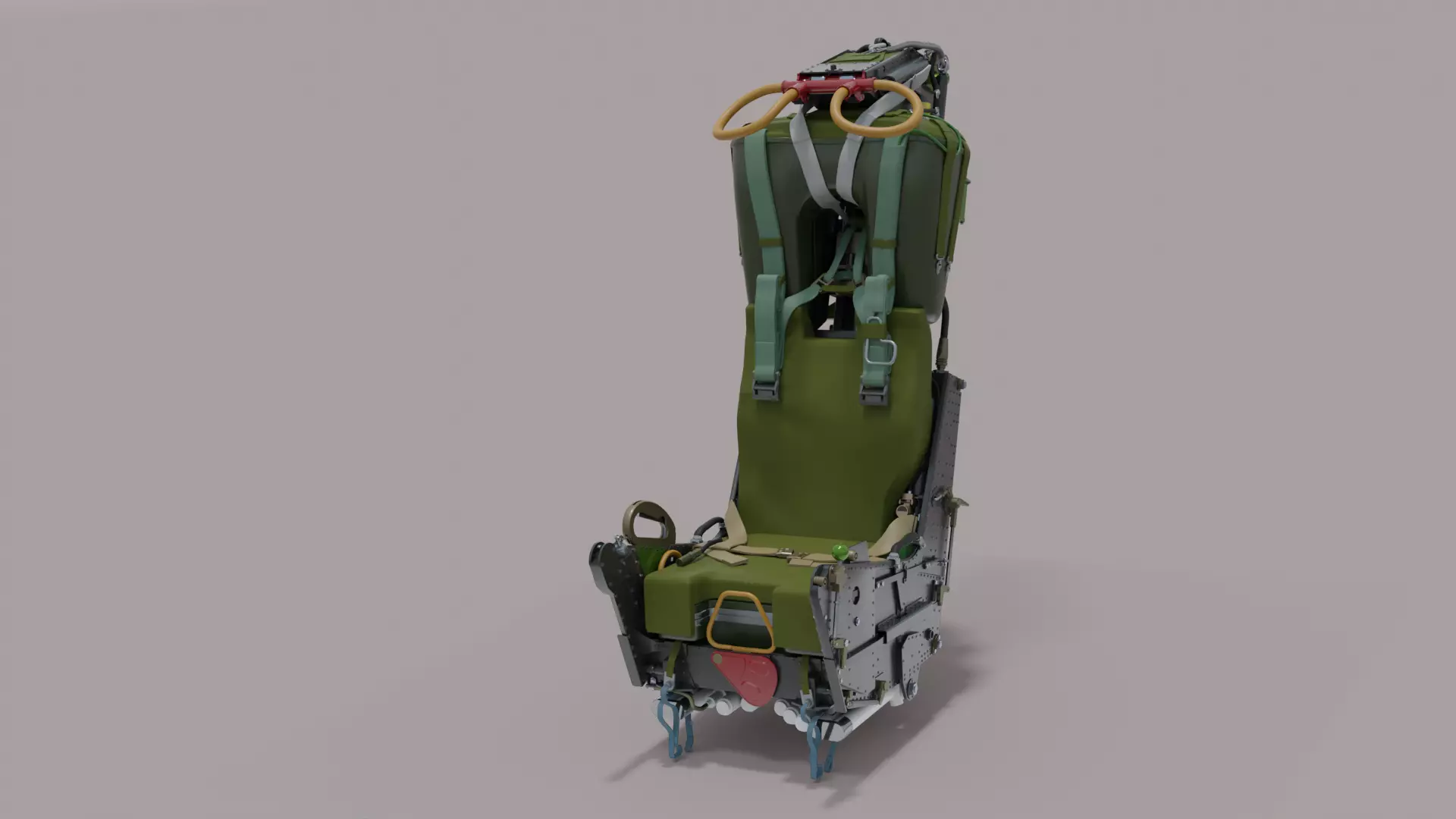 Martin Baker Mk7 Ejection Seat 3D model_0