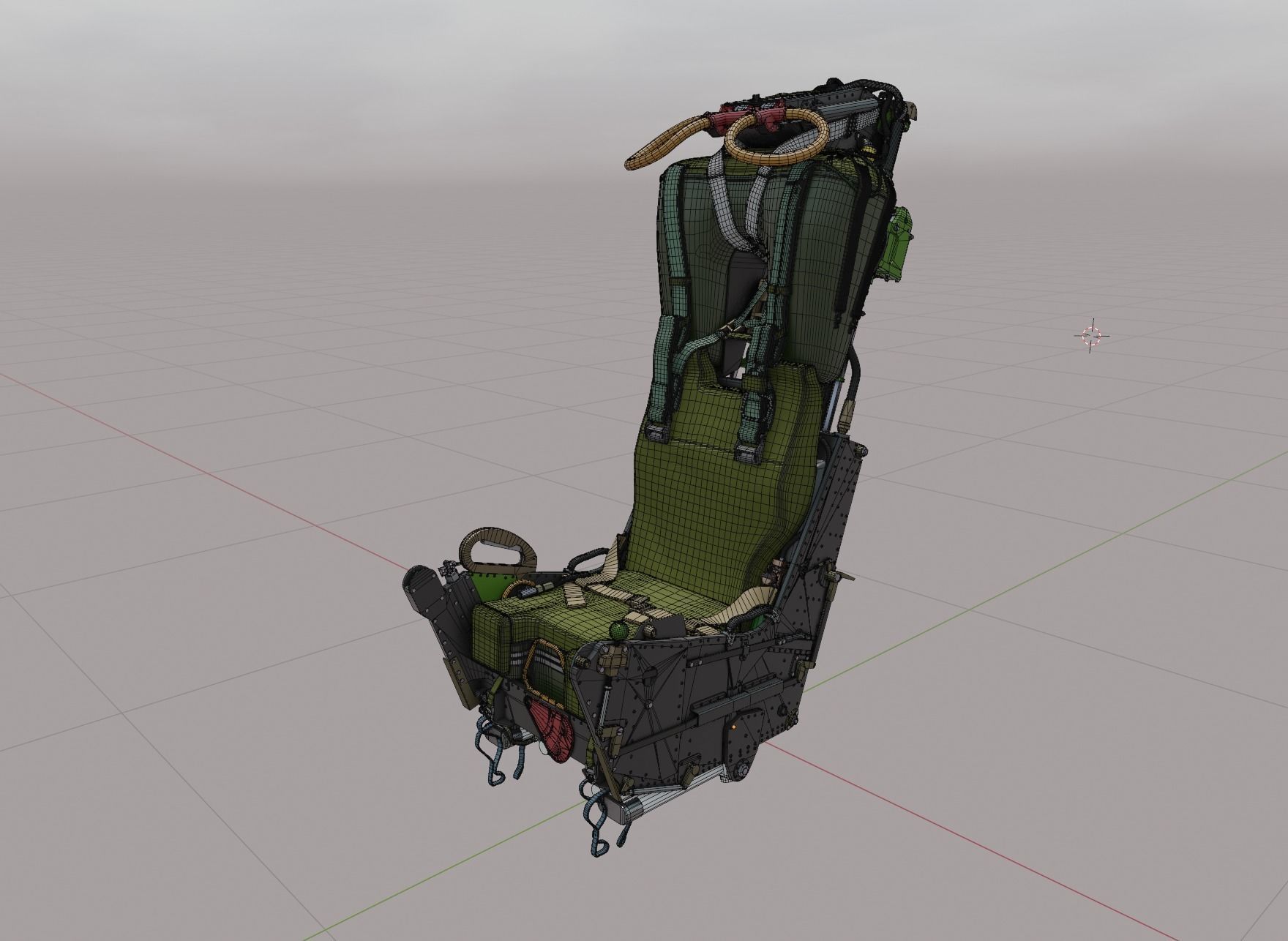 Martin Baker Mk7 Ejection Seat 3D model_5