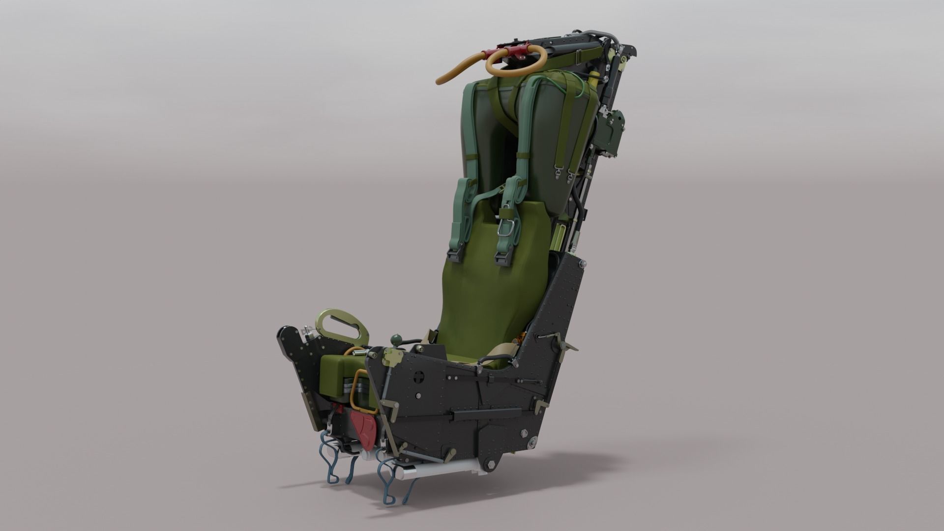 Martin Baker Mk7 Ejection Seat 3D model_1