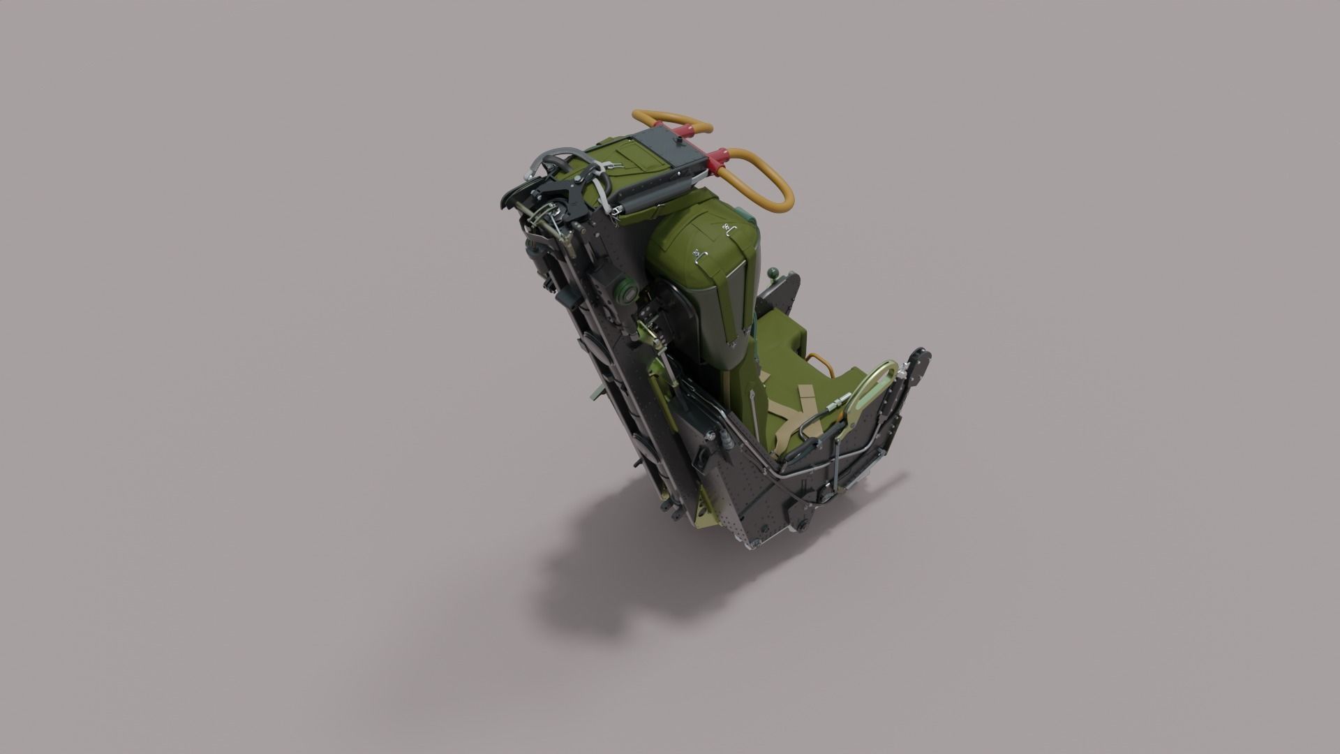 Martin Baker Mk7 Ejection Seat 3D model_4