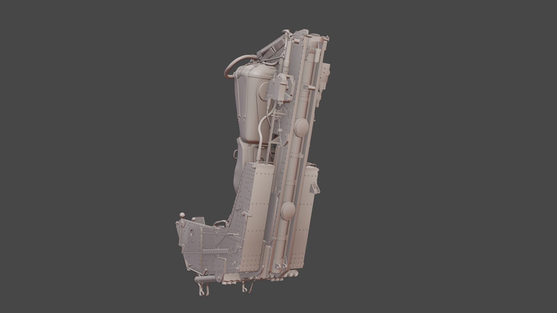 Martin Baker Mk7 Ejection Seat 3D model_9