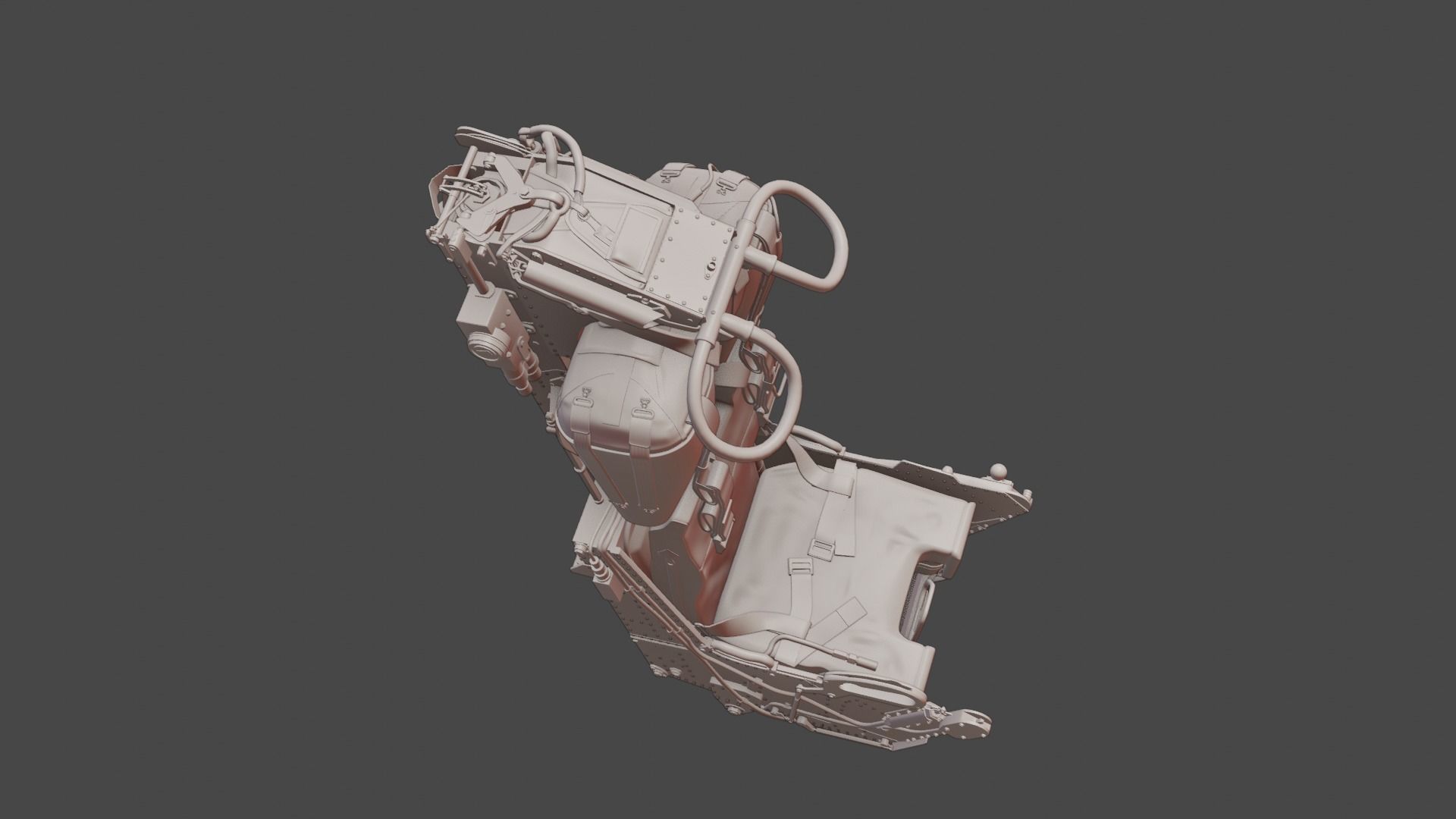 Martin Baker Mk7 Ejection Seat 3D model_12