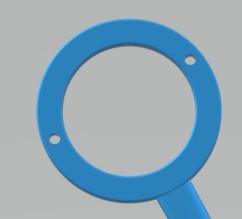 YD231 pendant with circles 3D print model_9