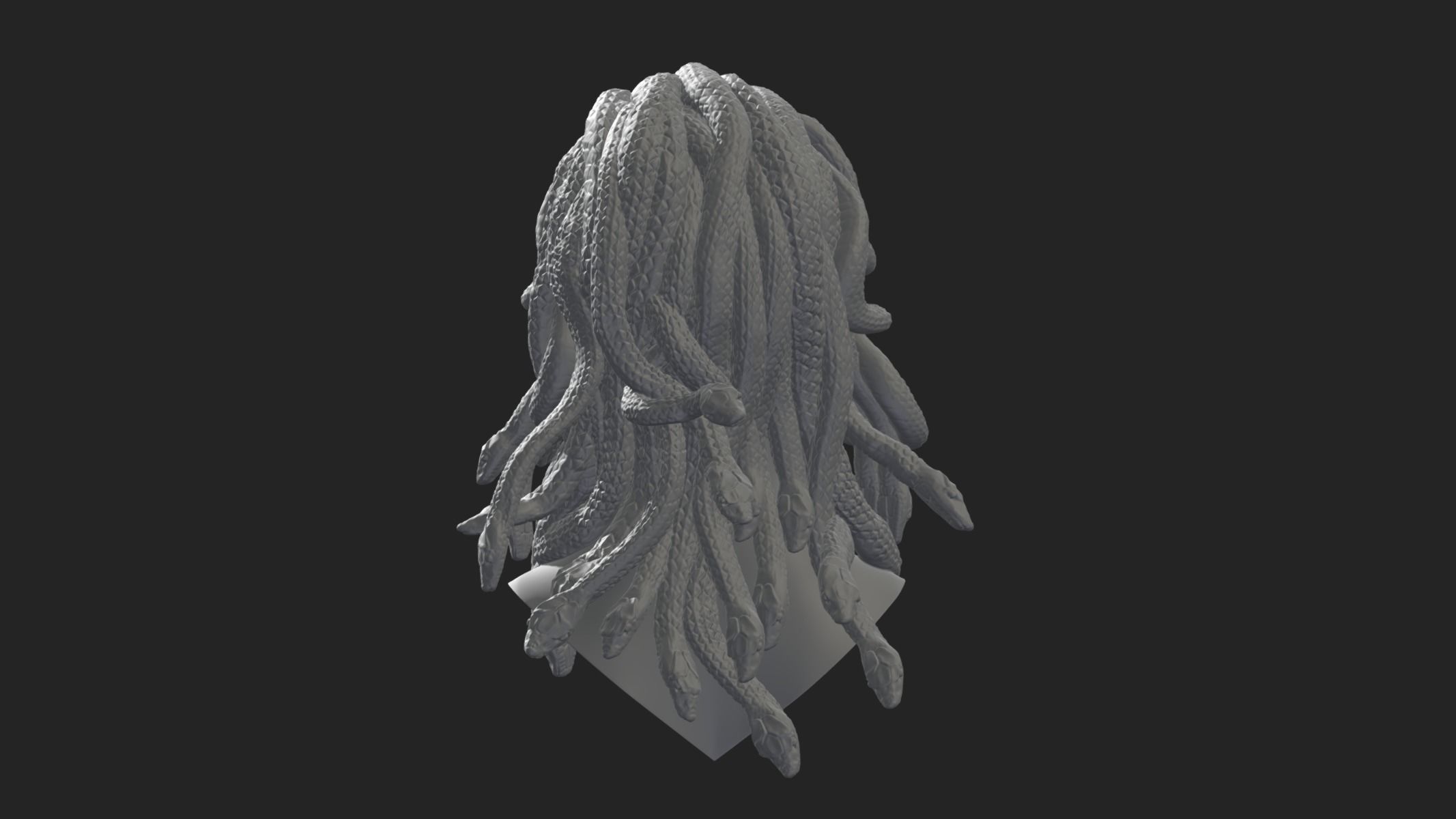 Medusa Head 3D print model_8