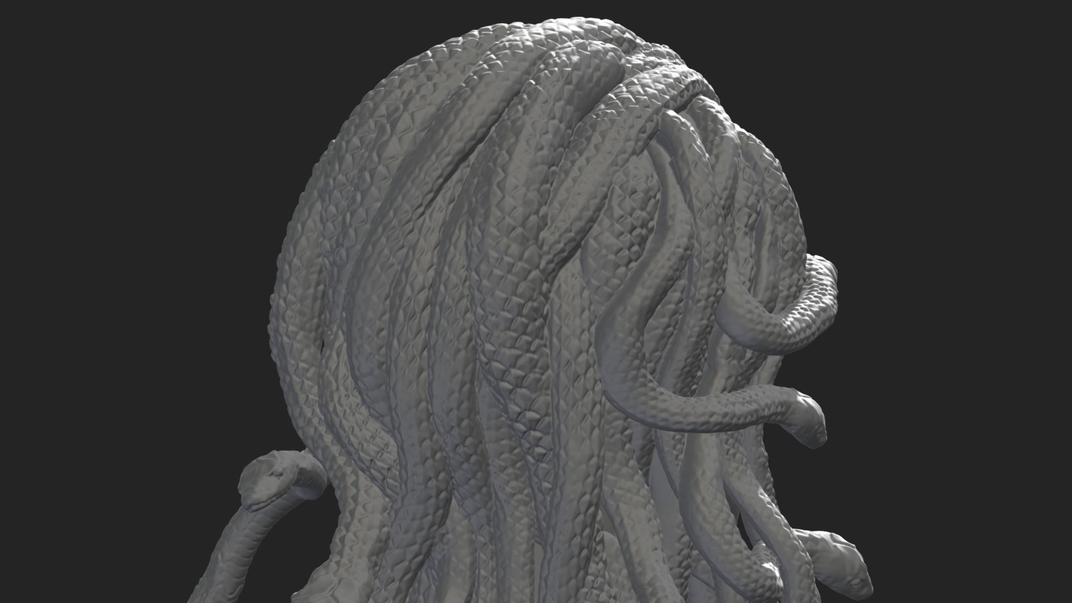 Medusa Head 3D print model_1