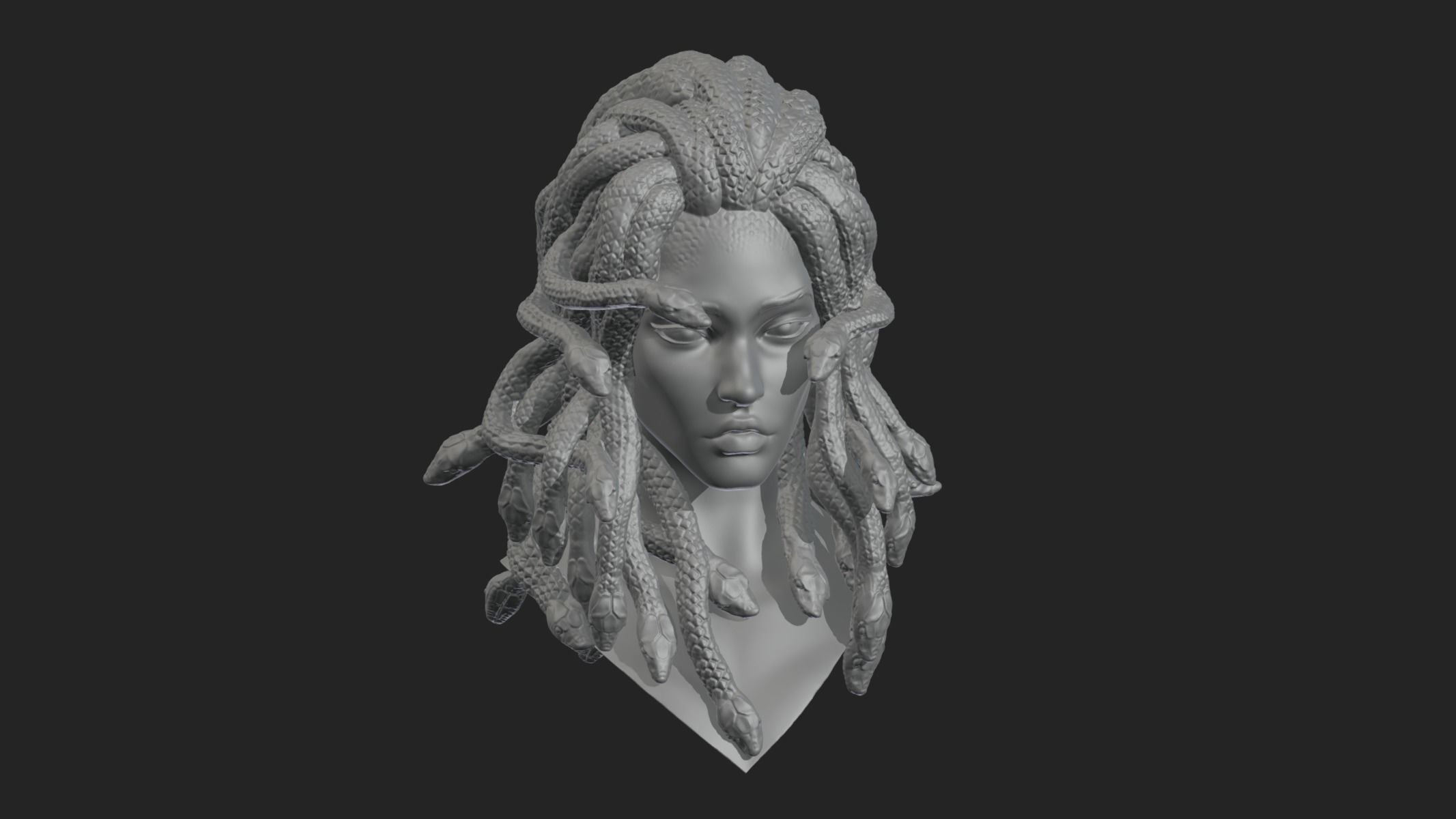 Medusa Head 3D print model_14