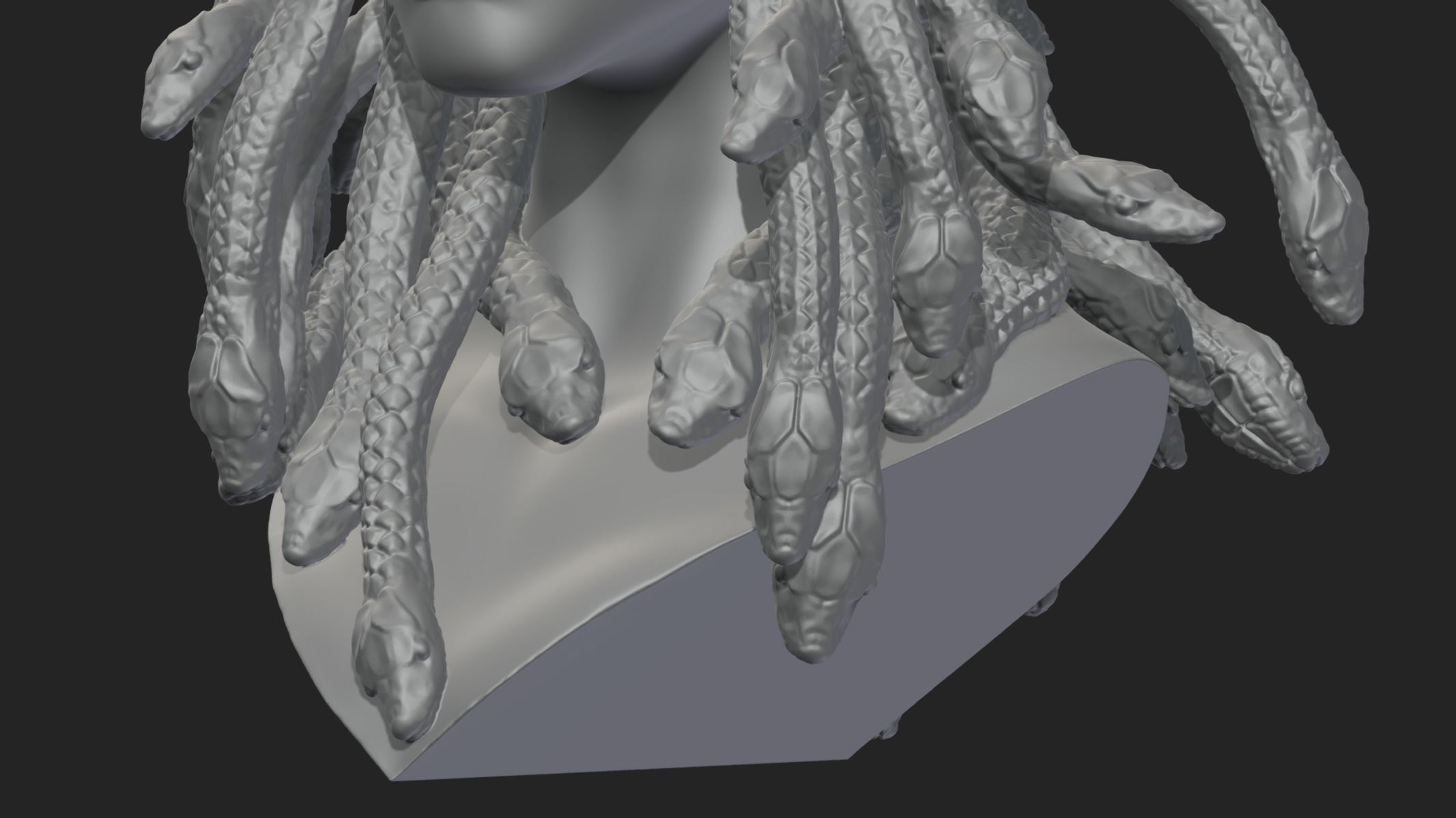 Medusa Head 3D print model_4