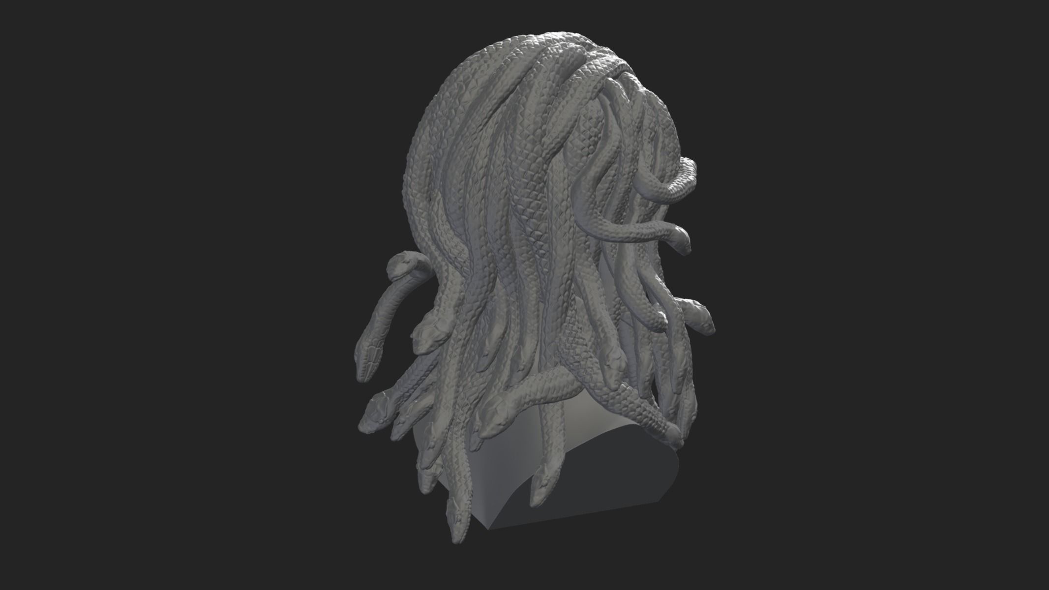 Medusa Head 3D print model_7