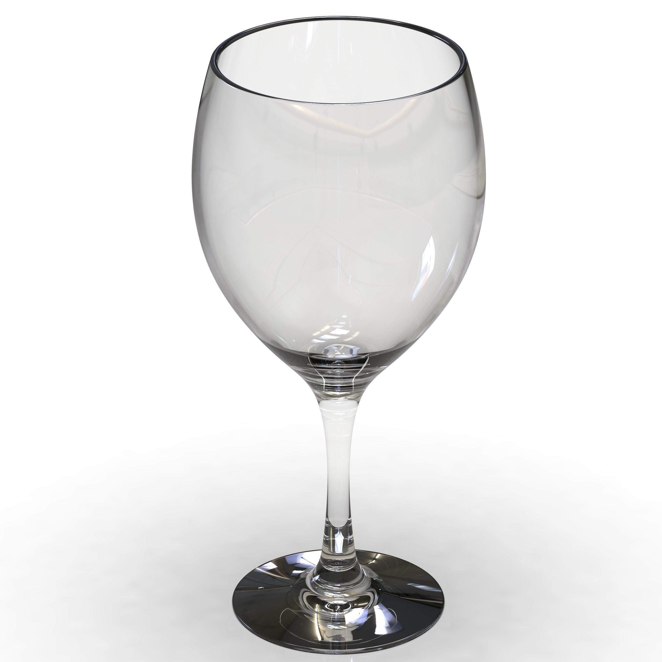Glass wine 3D print model_1