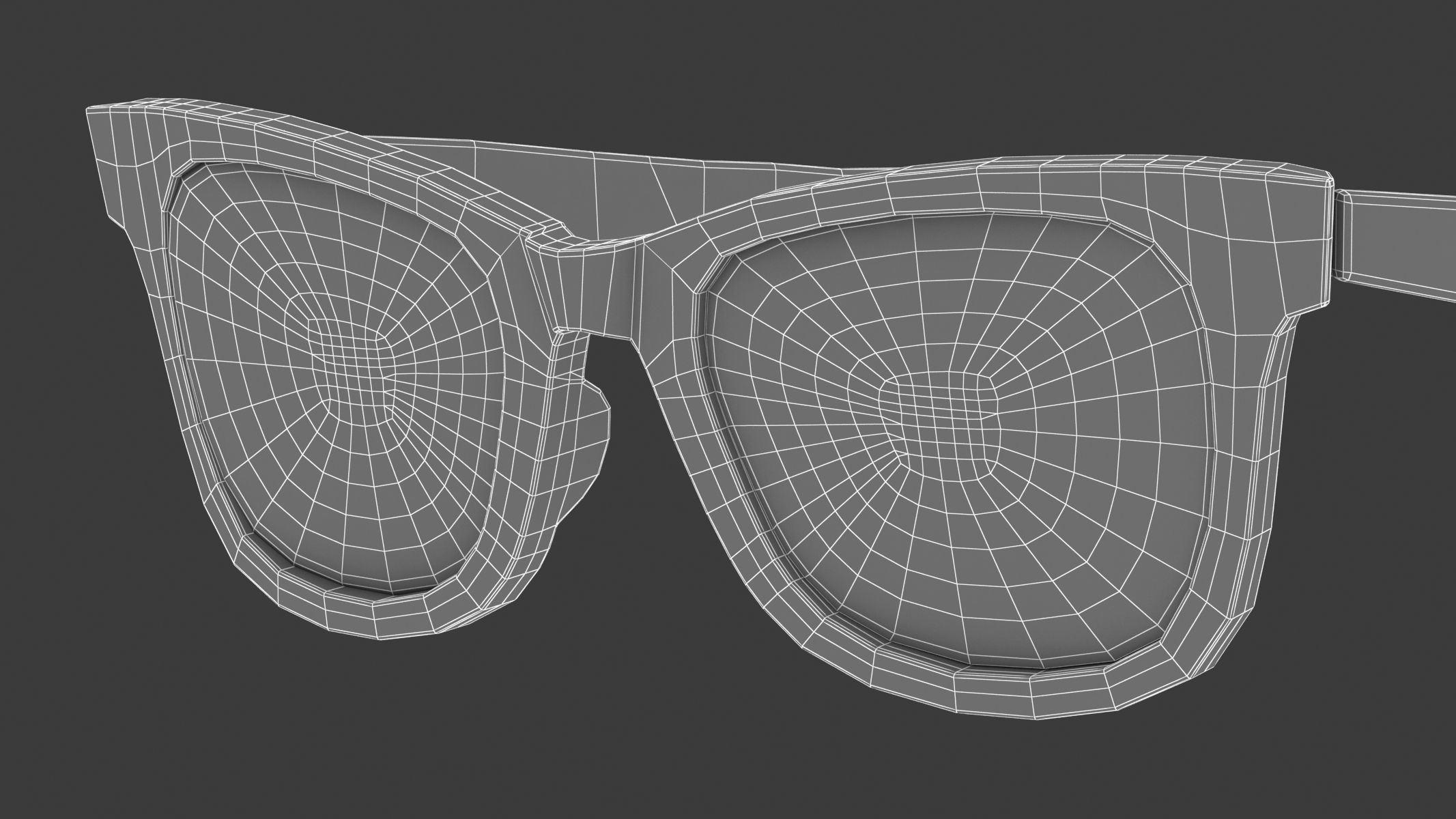 Original wayfarer classic eyeglasses 3D model_19