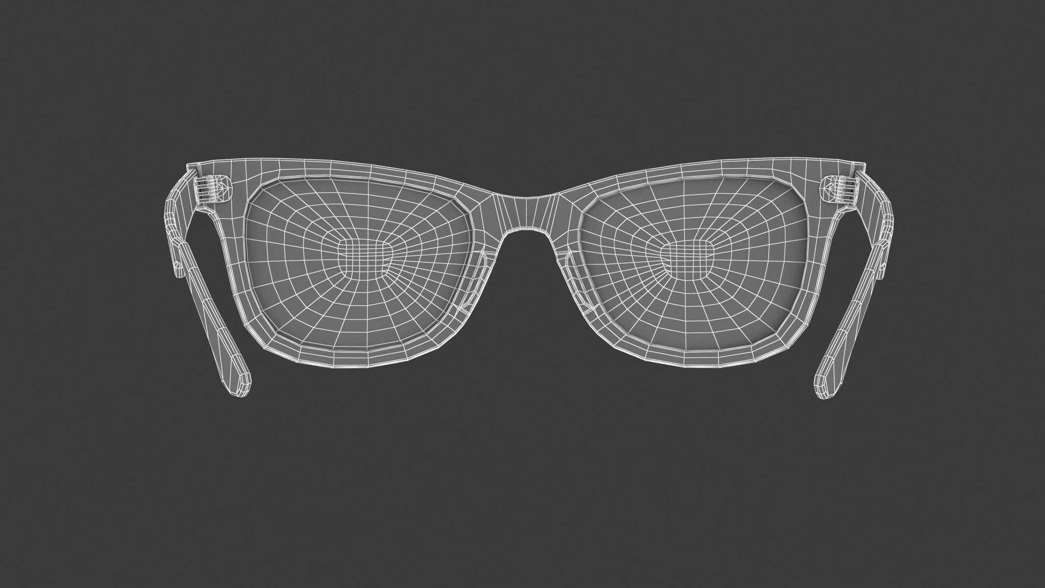 Original wayfarer classic eyeglasses 3D model_14