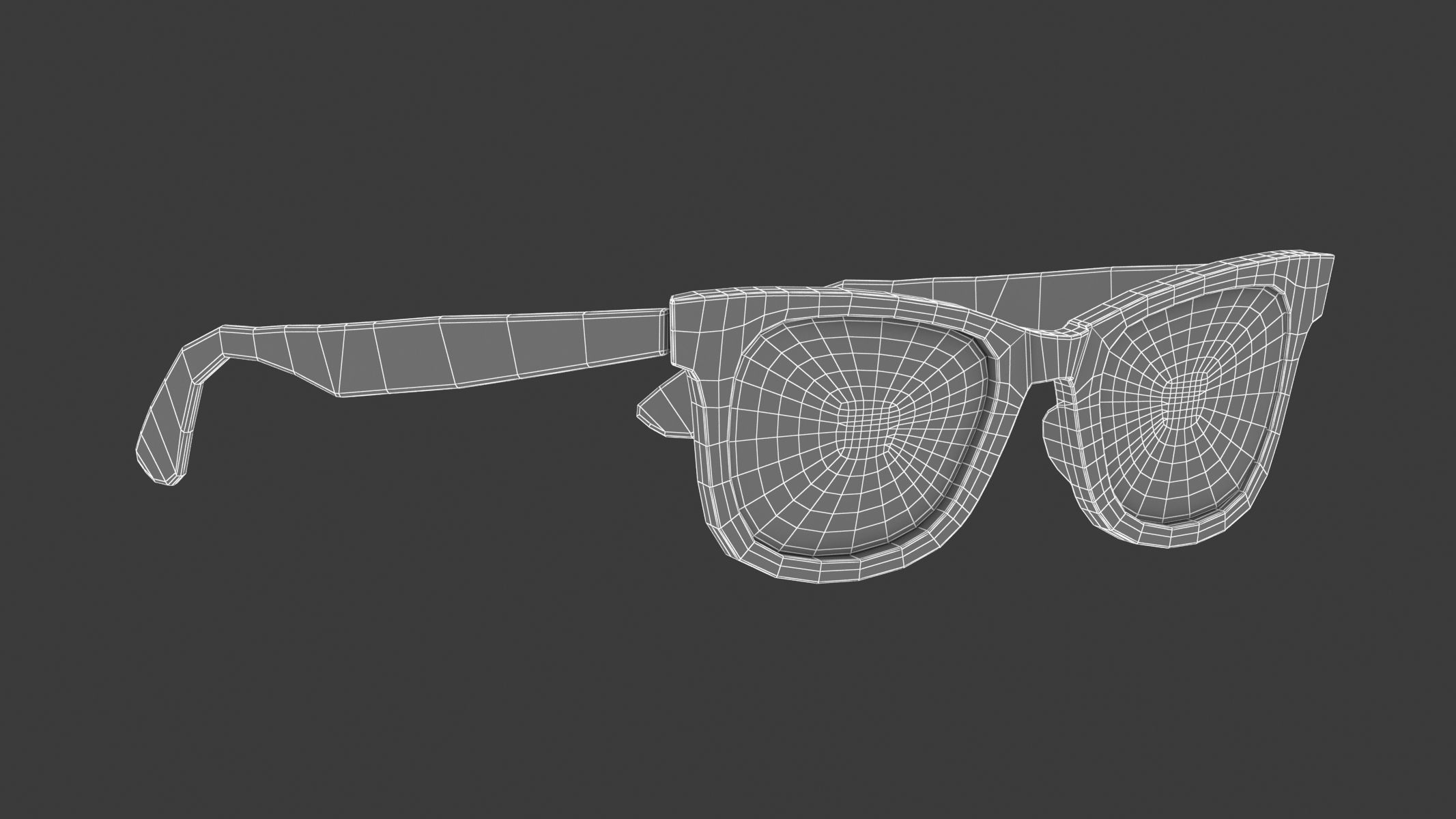 Original wayfarer classic eyeglasses 3D model_11