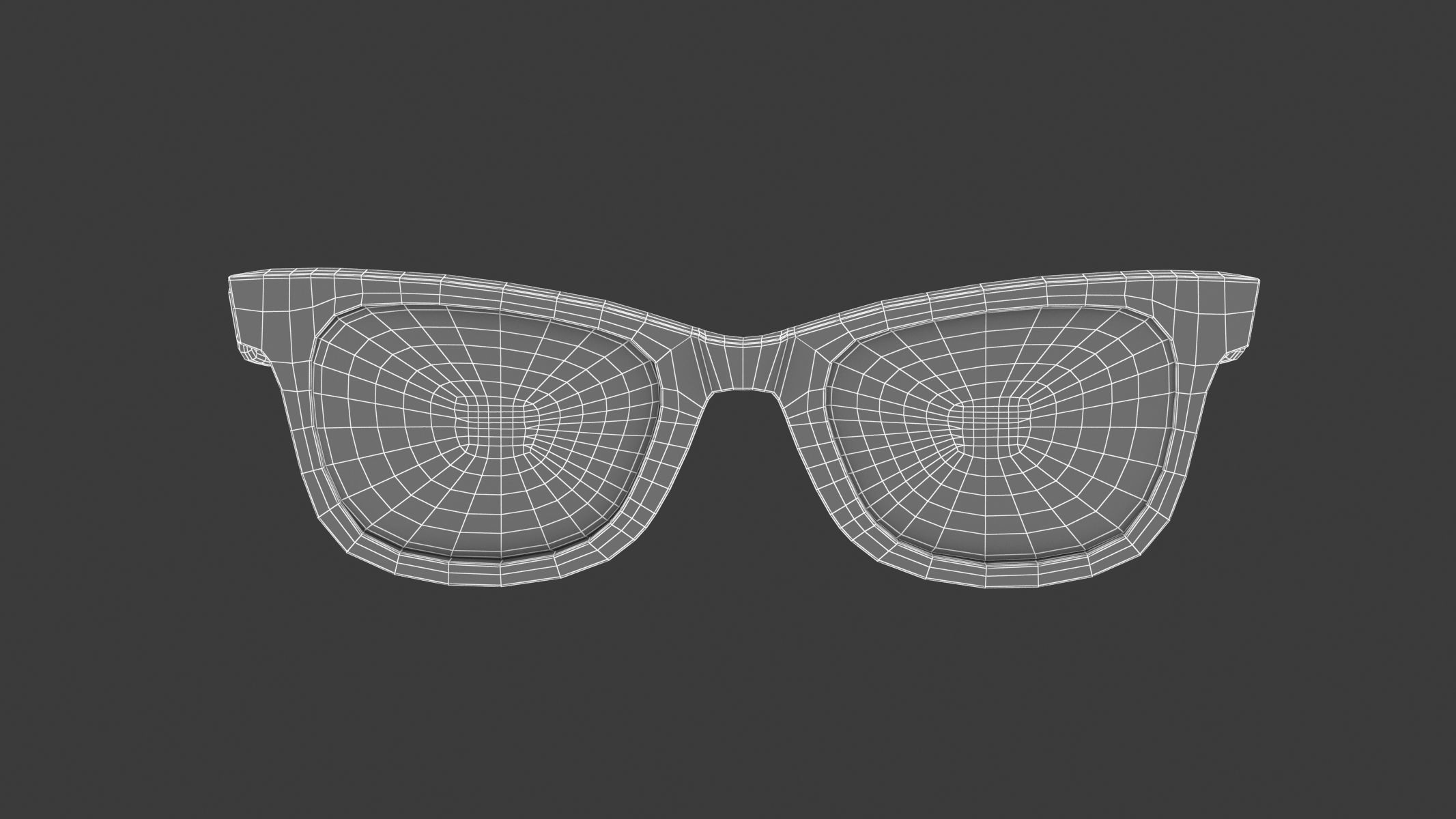 Original wayfarer classic eyeglasses 3D model_18