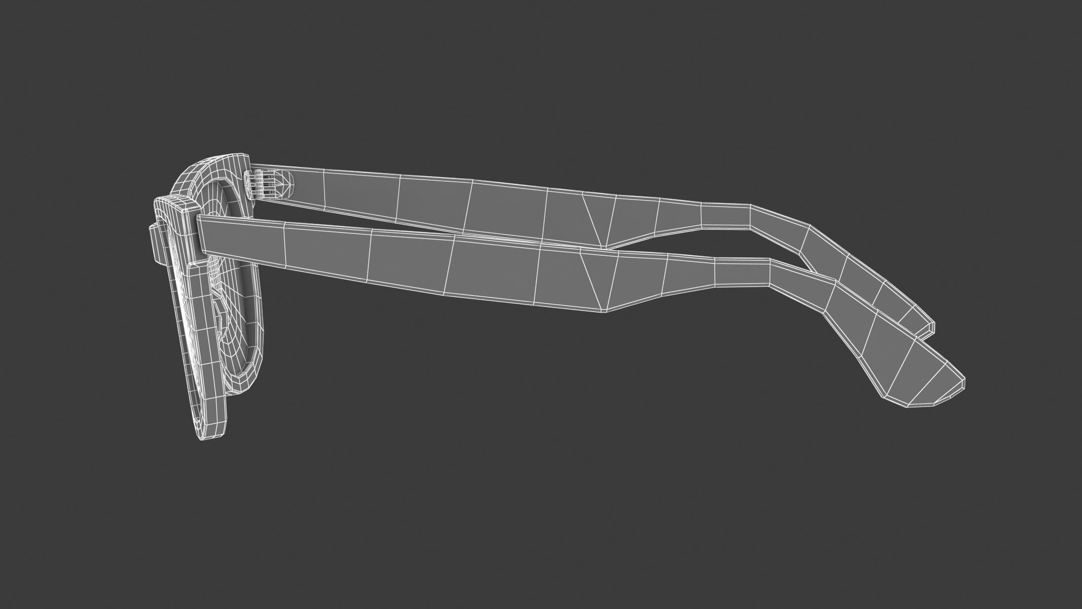 Original wayfarer classic eyeglasses 3D model_16