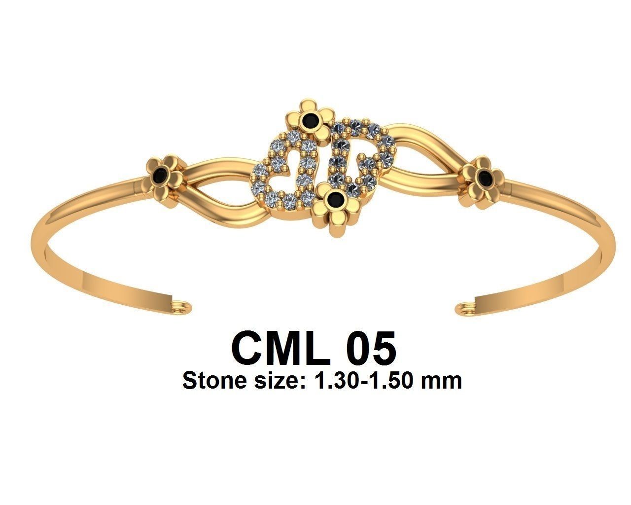 bracelet B492 3D print model_8