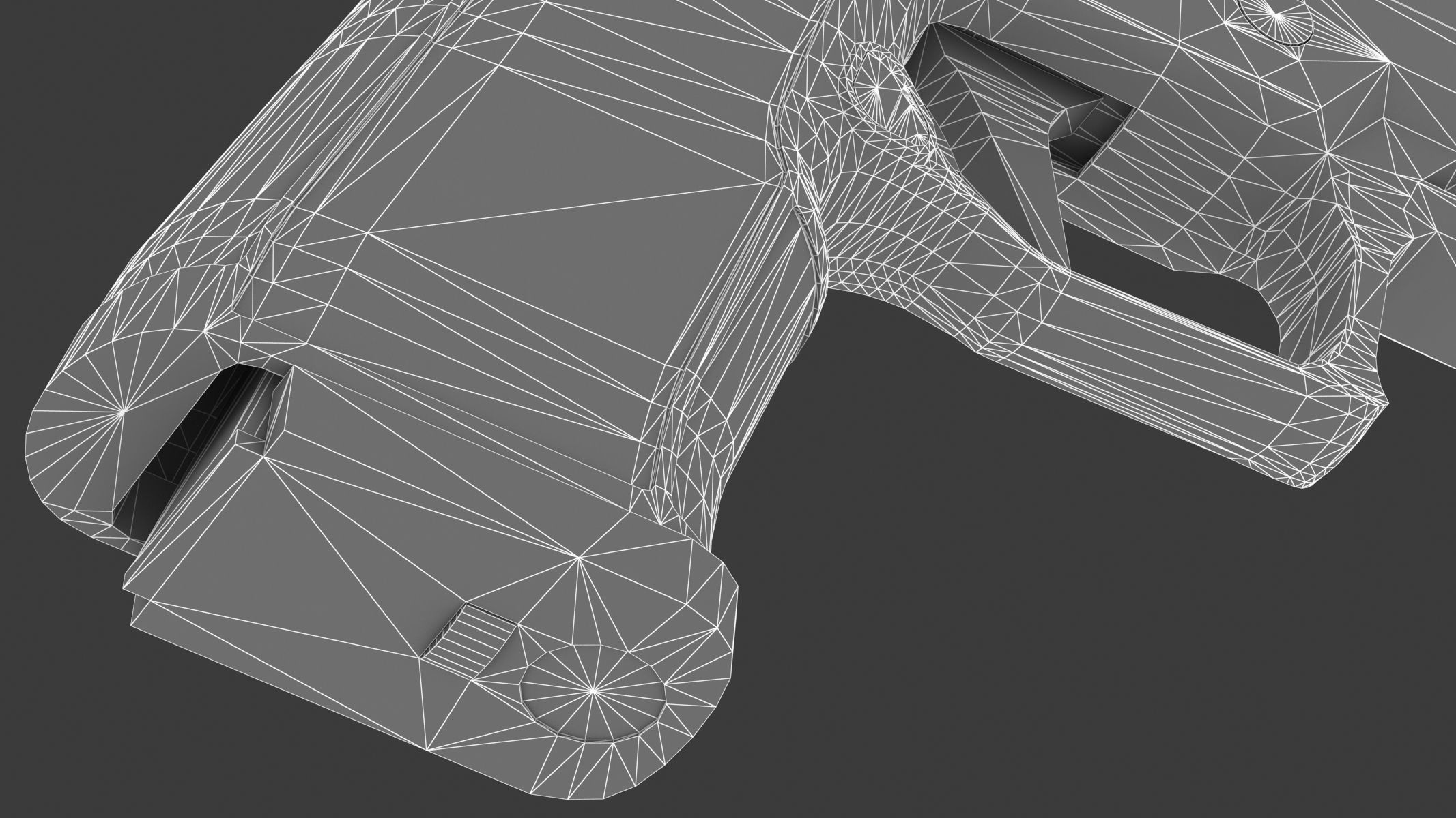 P320-XTEN Pistol Low Poly PBR Realistic Low-poly 3D model_26