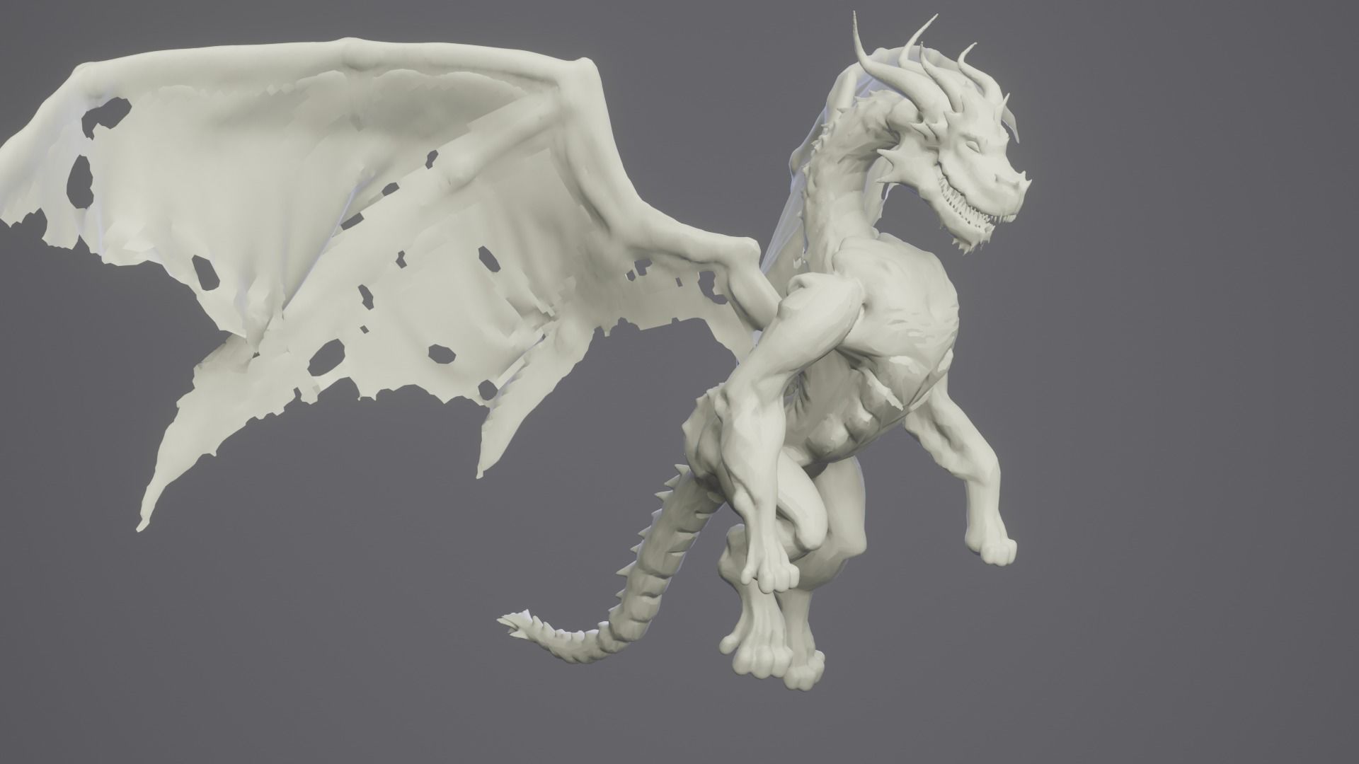 Dragon Terrador 3D model_2