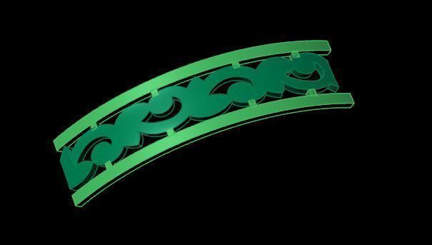 Bracelet 3D print model_3
