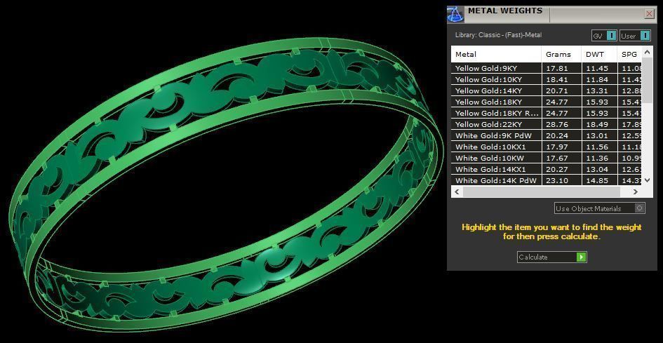 Bracelet 3D print model_4