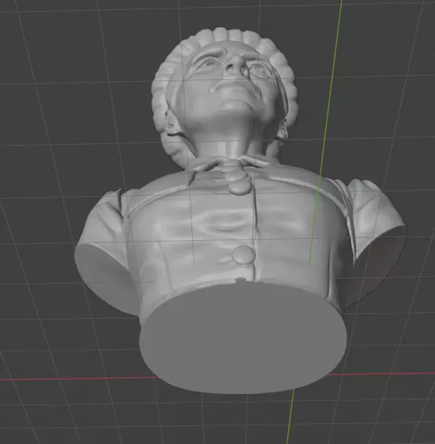 Simone de Beauvoir 3D print model_21