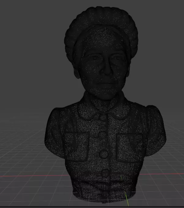 Simone de Beauvoir 3D print model_17