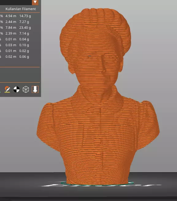 Simone de Beauvoir 3D print model_22