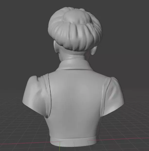 Simone de Beauvoir 3D print model_6