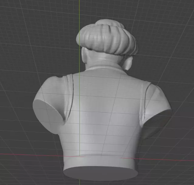 Simone de Beauvoir 3D print model_9