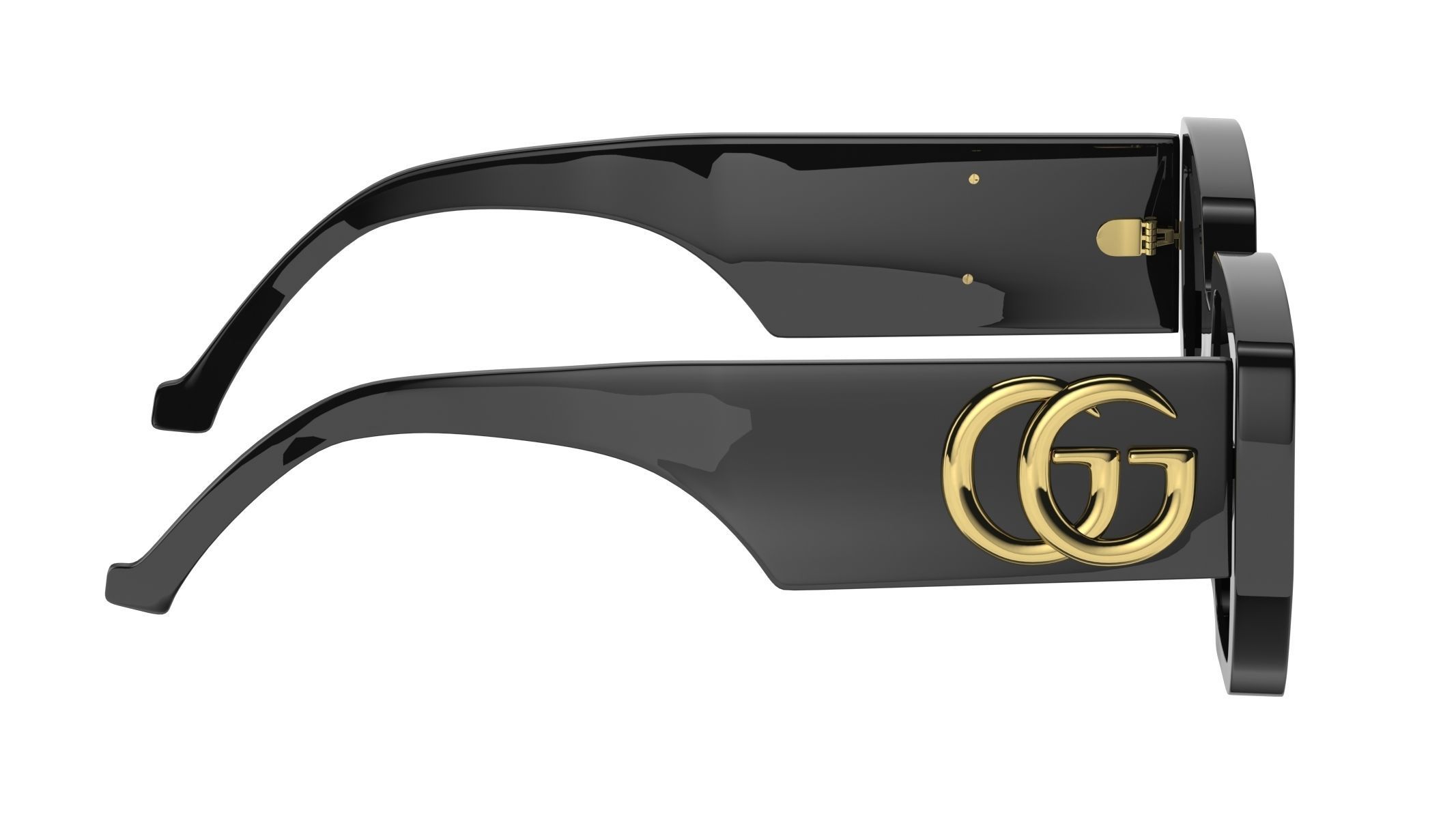 Recatangular Frame Sunglasses Gucci 3D model_1