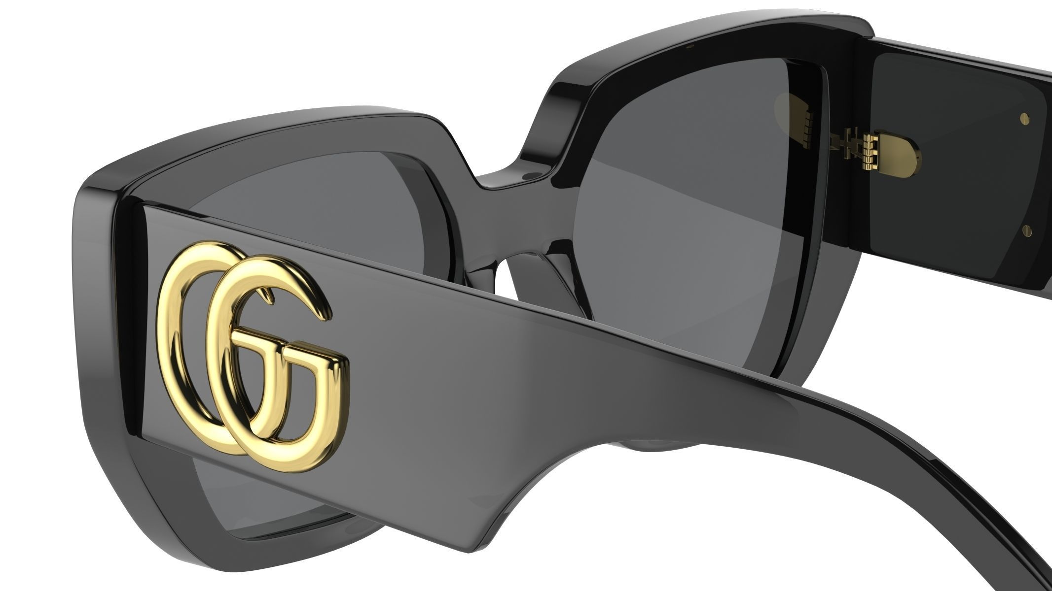 Recatangular Frame Sunglasses Gucci 3D model_9