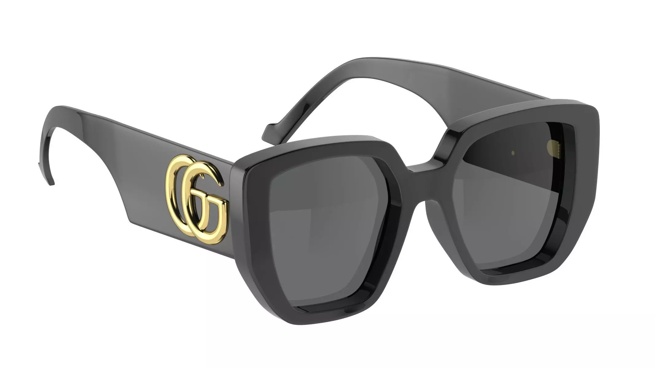 Recatangular Frame Sunglasses Gucci 3D model_0