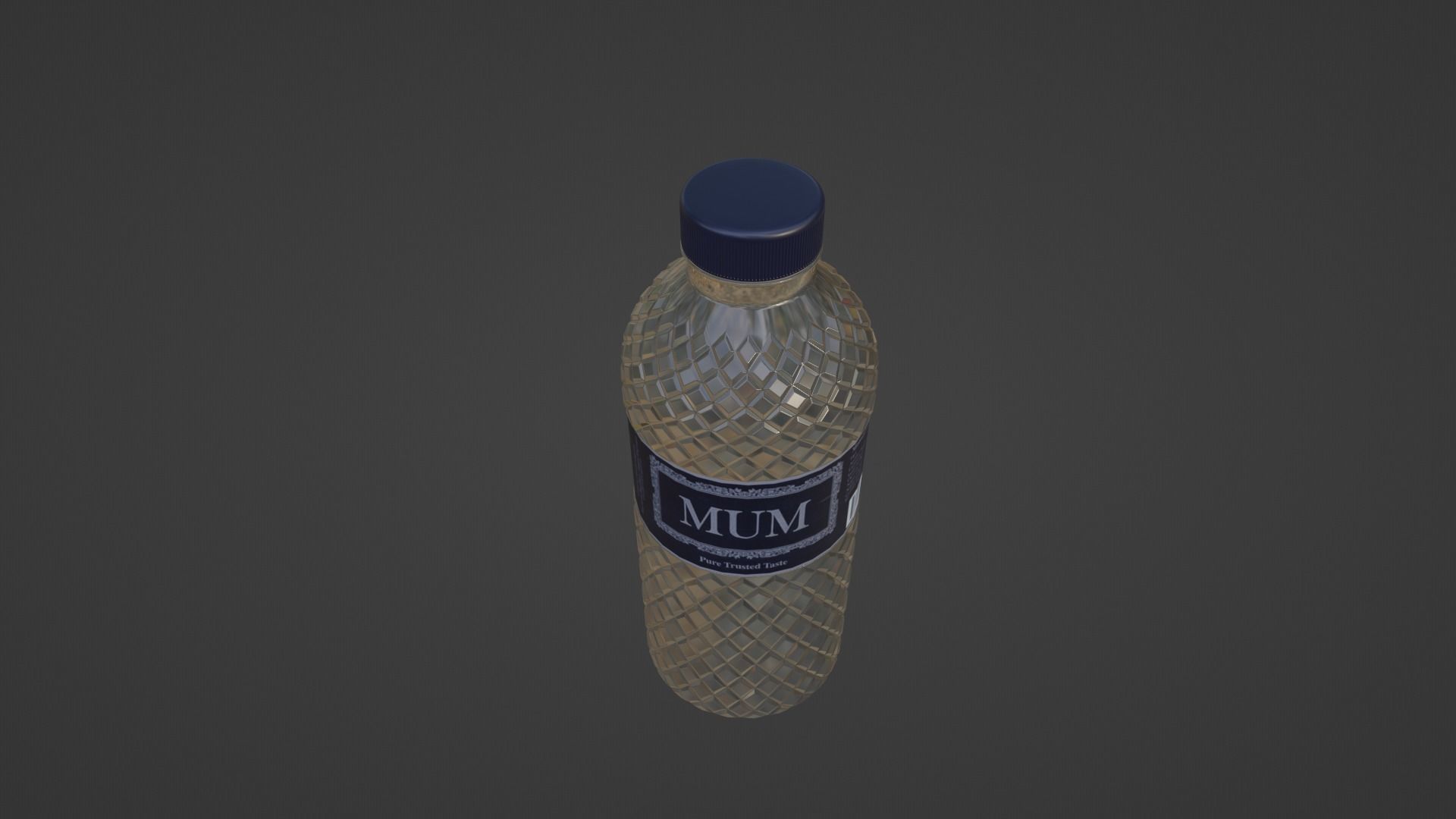 Mum Water Bottle 3D model_1