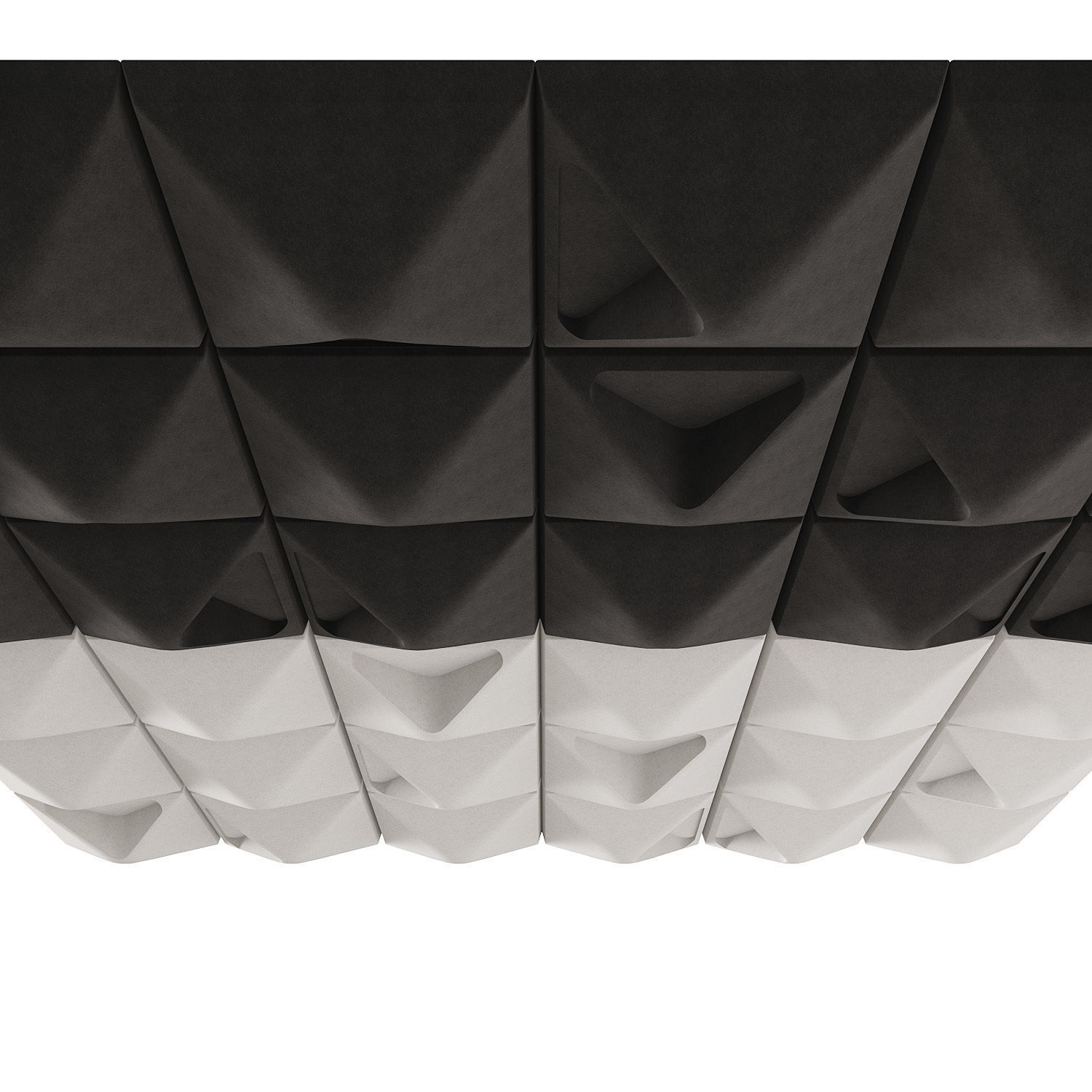 Pyramid Acoustic Ceiling Tile 3D model_4