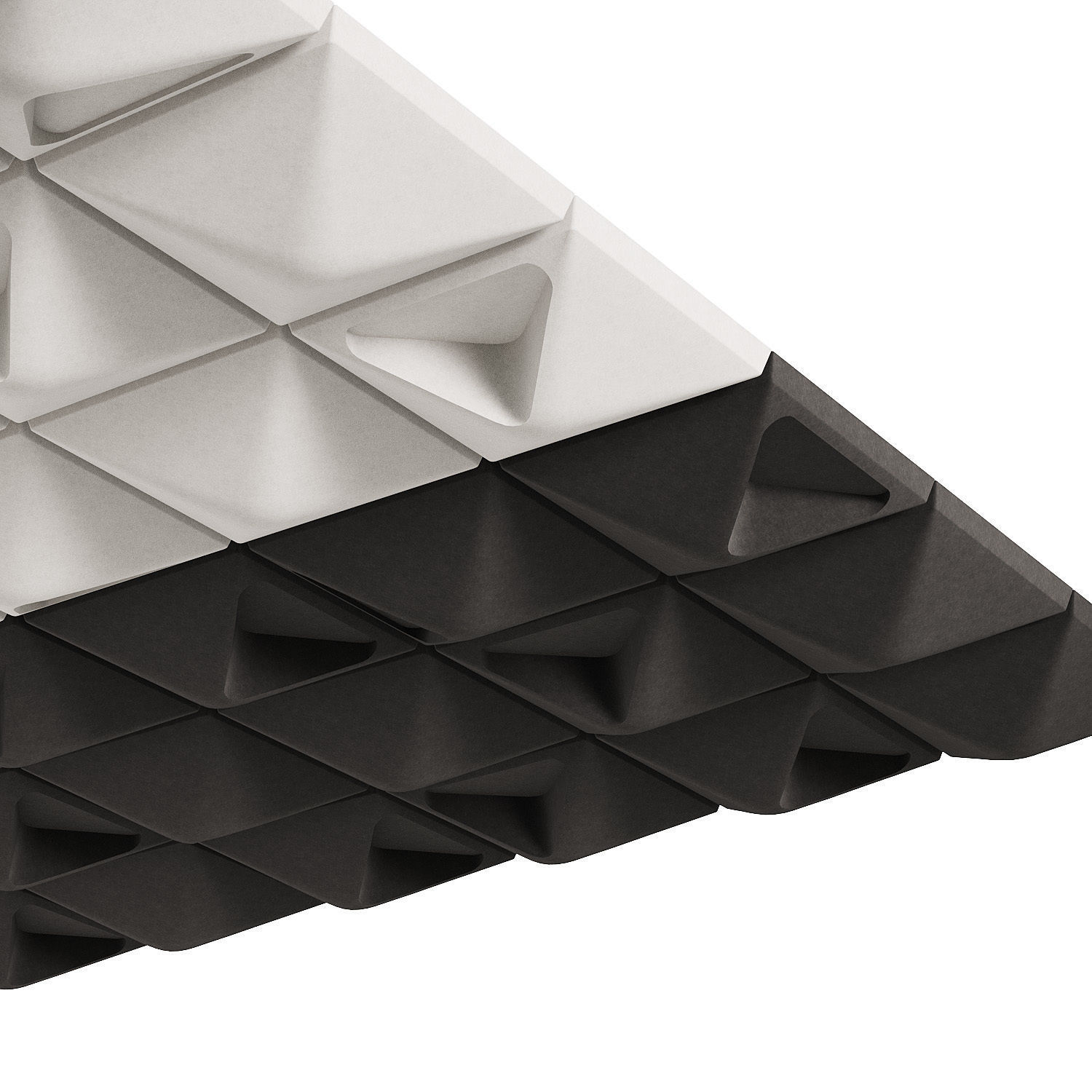 Pyramid Acoustic Ceiling Tile 3D model_2