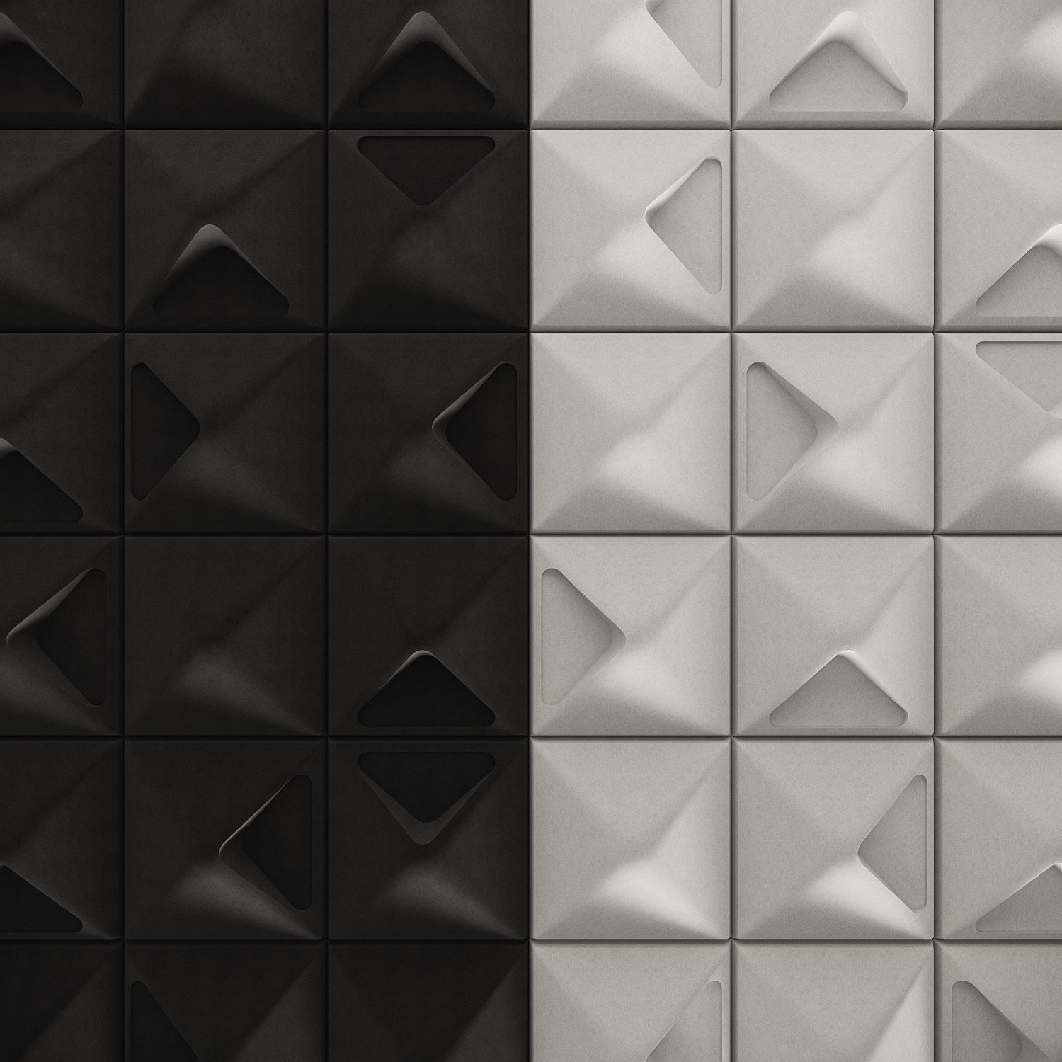 Pyramid Acoustic Ceiling Tile 3D model_5
