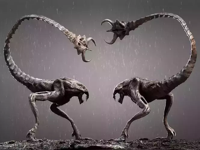 Mud Creature Low-poly 3D model