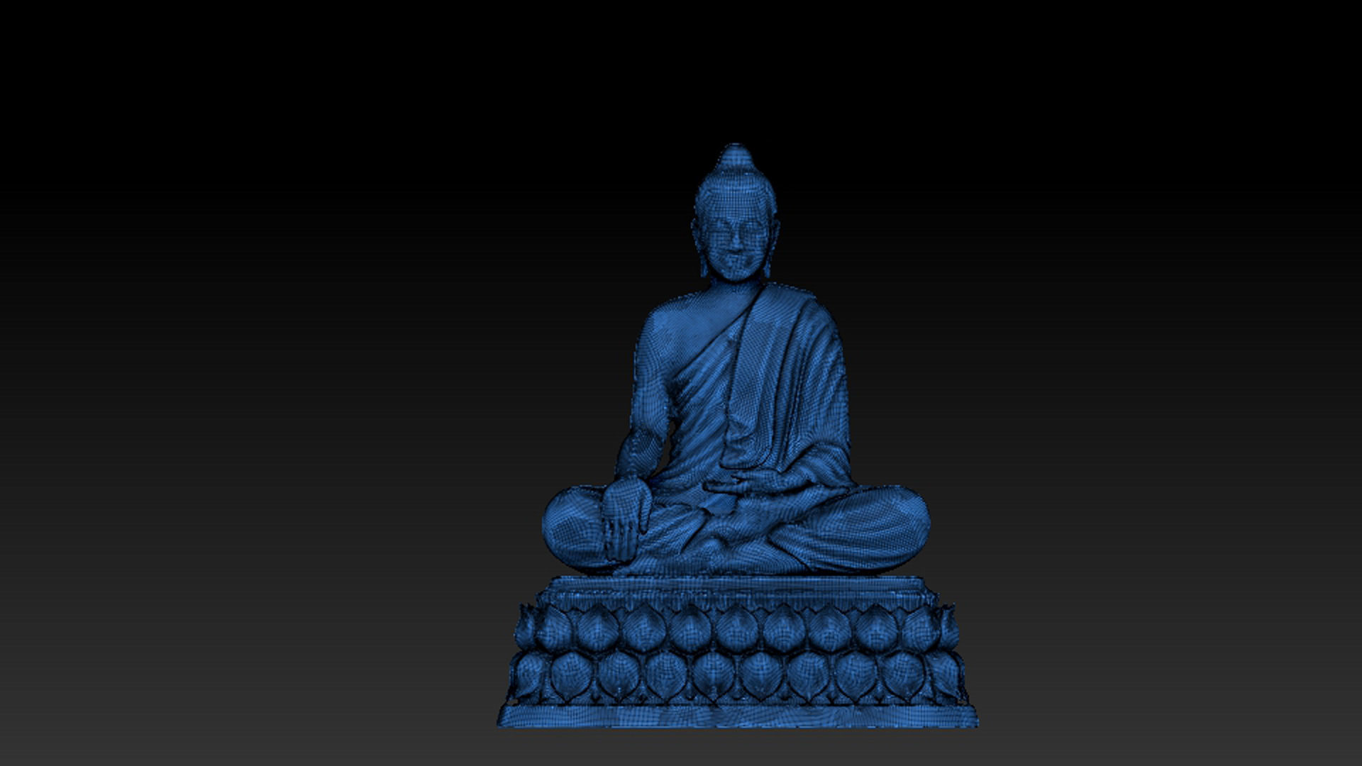 Asian Buddha statues for 3D printing Model 3D print model_6