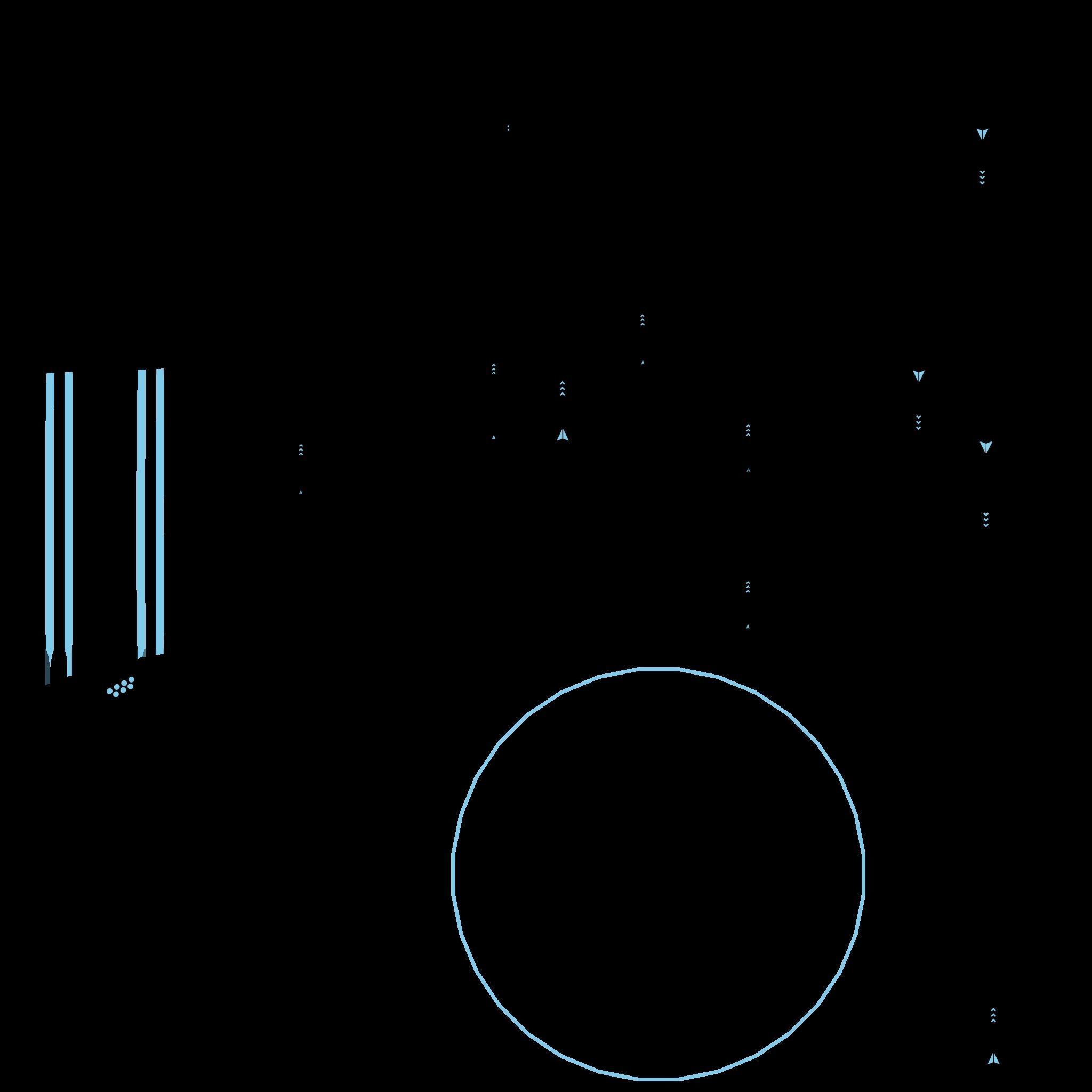 SciFi Facility C01 White Blue - Sci Fi Exterior Design Low-poly 3D model_21