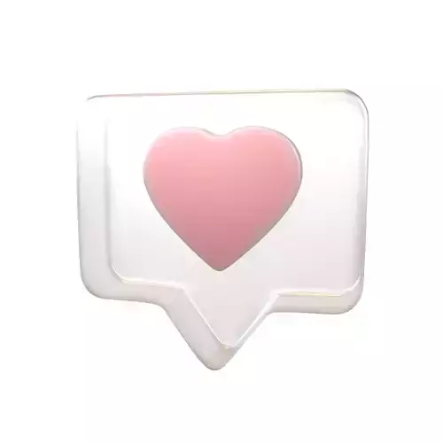 Socail Media Heart Bubble v1 001