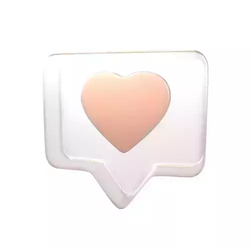 Socail Media Heart Bubble v1 002