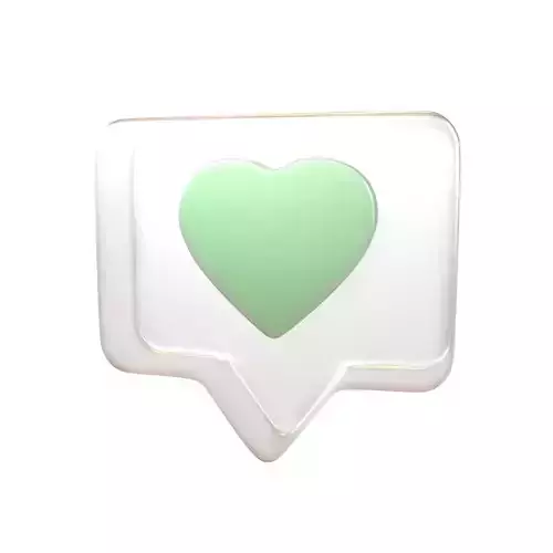 Socail Media Heart Bubble v1 004