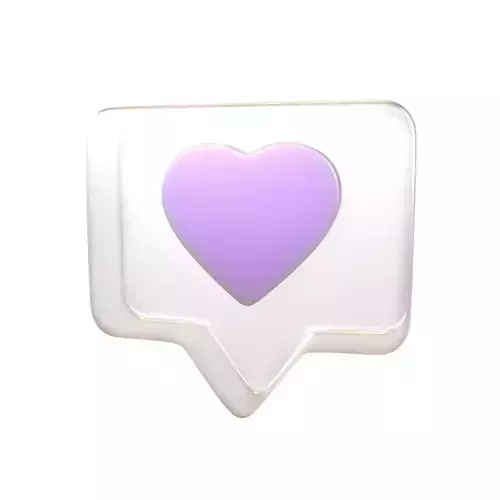 Socail Media Heart Bubble v1 006